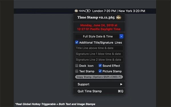 Time Stamp Mac截图