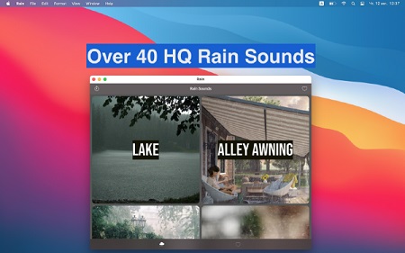 Rain Sounds Mac截图