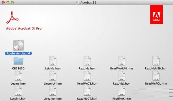 Adobe Acrobat XI pro mac截图