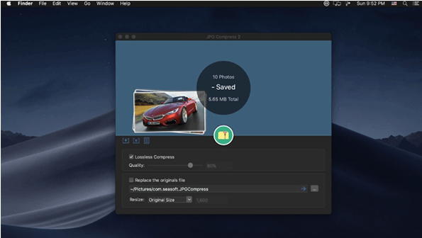 JPG Compress Mac截图