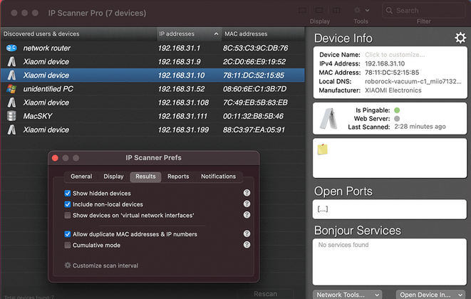 IP Scanner Pro For Mac截图