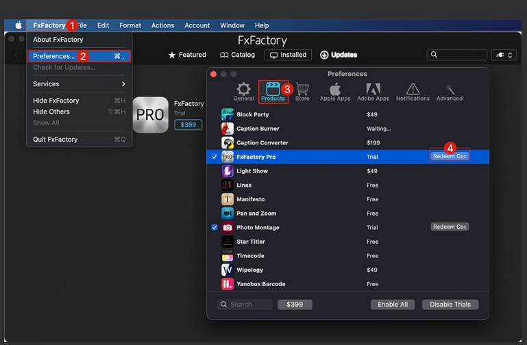 FxFactory Pro Mac截图