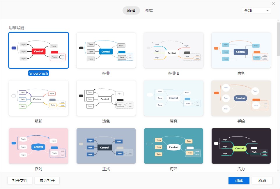 Xmind10截图