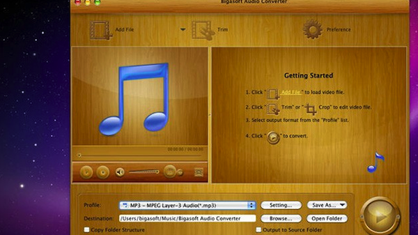 BigaSoft Audio Converter MAC截图