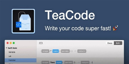 TeaCode Mac截图