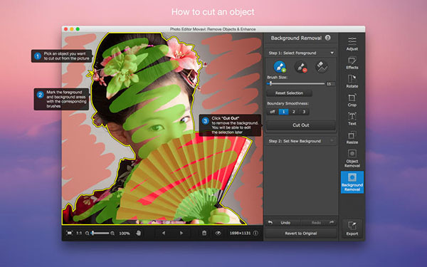 Movavi Photo Editor for Mac截图