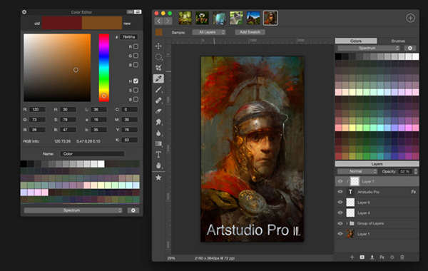 Artstudio Pro for Mac截图