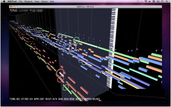 MIDITrail Mac截图