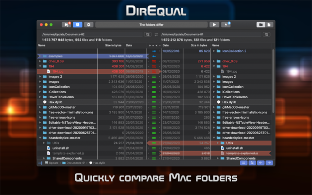 DirEqual for Mac截图