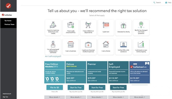 TurboTax截图