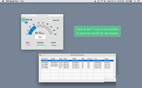 WiFi Speed Test Mac截图
