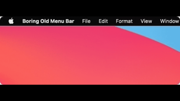 Boring Old Menu Bar Mac截图