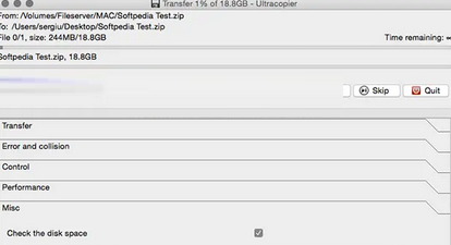 Ultracopier Mac截图