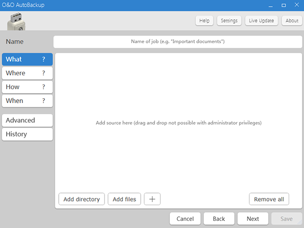 O&O AutoBackup Professional数据备份存储工具截图