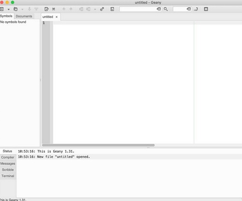 Geany for Mac截图