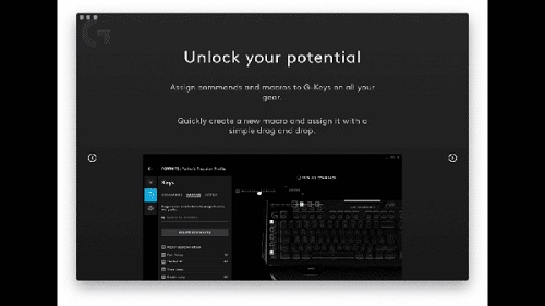Logitech G HUB Mac截图