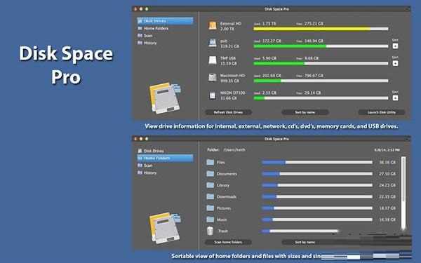 Disk Space for mac截图