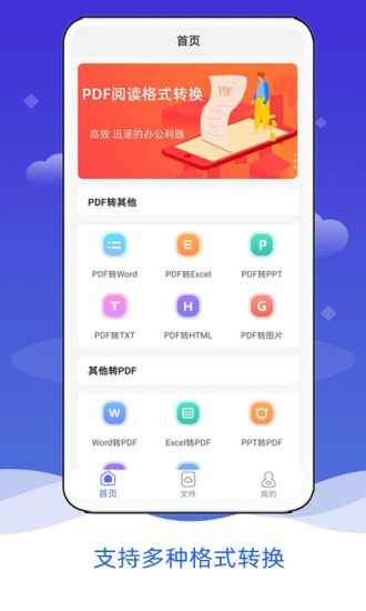 PDF阅读格式转换截图