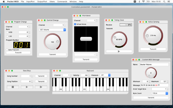 Pocket MIDI Mac截图