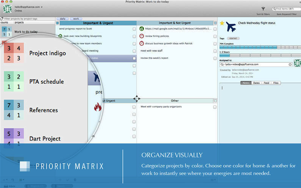 Priority Matrix Mac截图