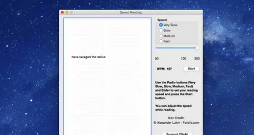 Speed Reading Mac截图