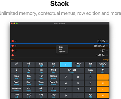 RPN Calculator Mac截图