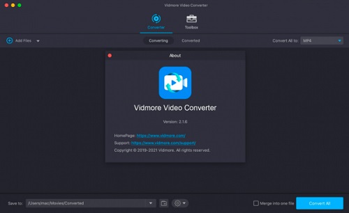 Vidmore Video Converter for Mac截图