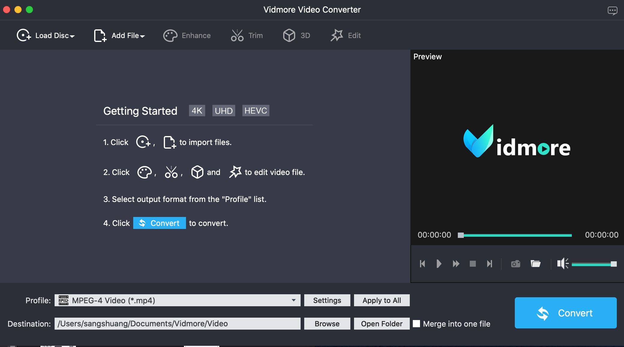 Vidmore Video Converter for Mac截图