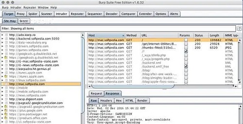 Burp Suite mac截图