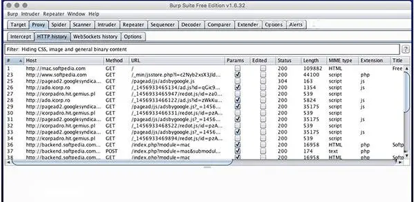 Burp Suite mac截图