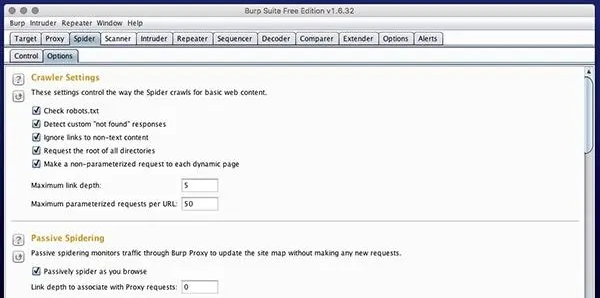 Burp Suite mac截图