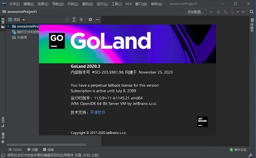 GoLand mac截图