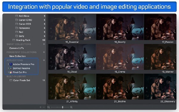 Color Finale LUTs Mac截图