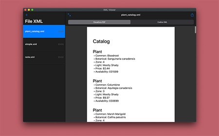XML Viewer Mac截图
