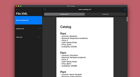 XML Viewer Mac截图