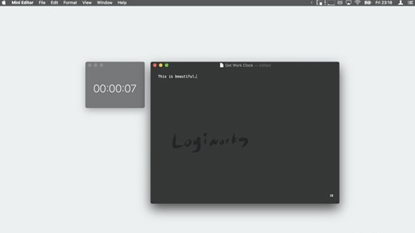 工作时钟Mac截图
