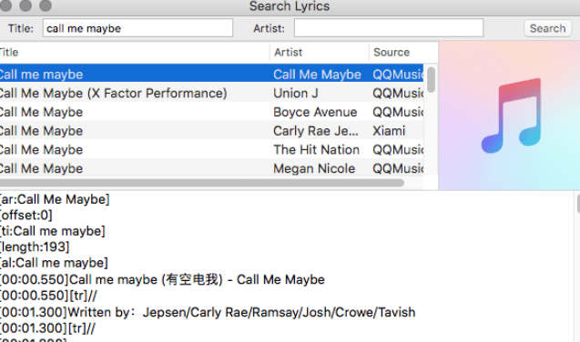 LyricsX for Mac截图