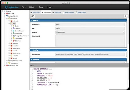 pgAdmin 4 Mac截图