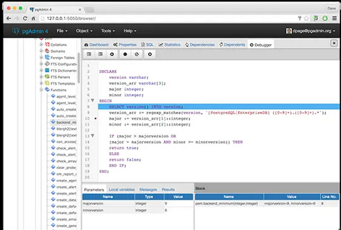 pgAdmin 4 Mac截图