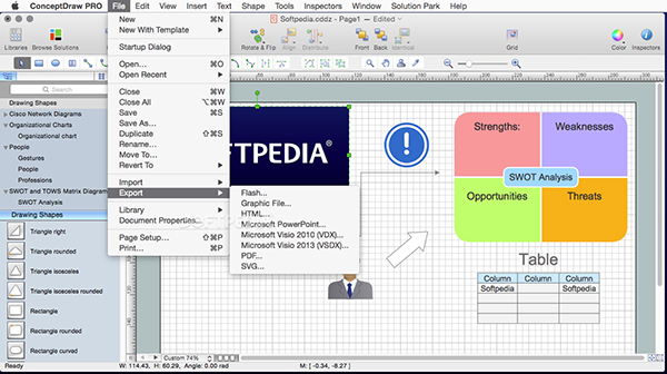 ConceptDraw Pro Mac截图