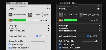 Turbo Boost Switcher Mac截图