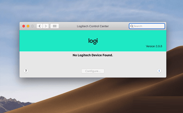 logitech control center Mac截图