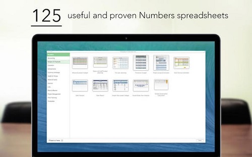 为专业Numbers模板for mac截图