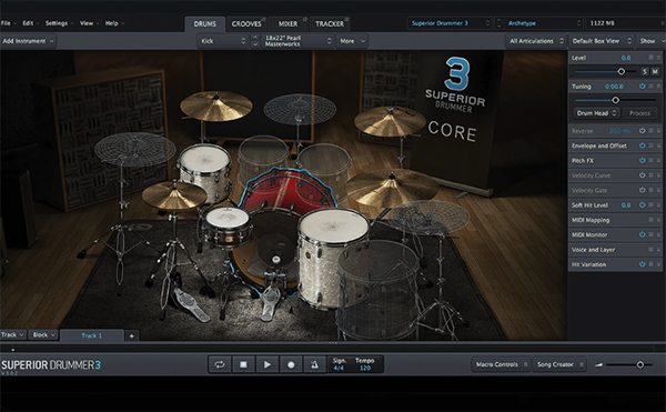 Toontrack Superior Drummer MAC截图