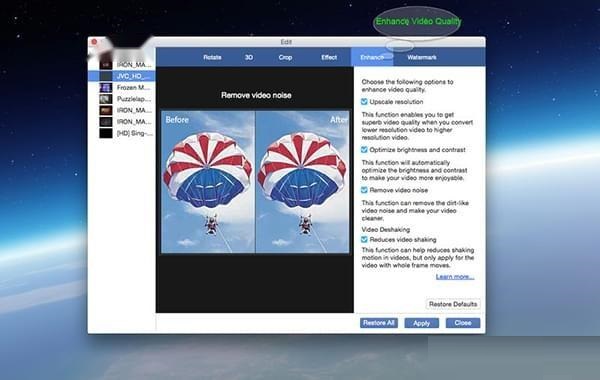 超级视频增强器Mac截图