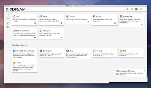 PDFsam Mac截图