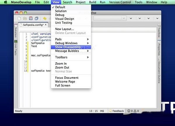MonoDevelop Mac截图
