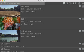 xyPlayer Mac截图