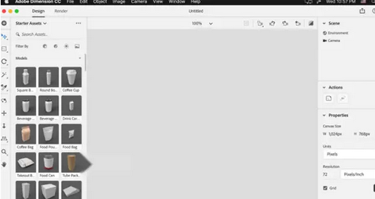 Adobe Dimension CC Mac截图