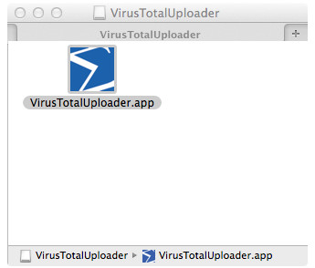 VirusTotal Uploader for mac截图